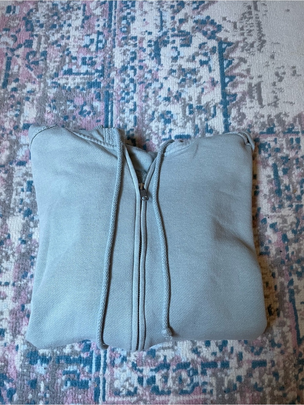 PERFECT AERIE ZIP UP HOODIE!!! sea foam green color so pretty and cozy